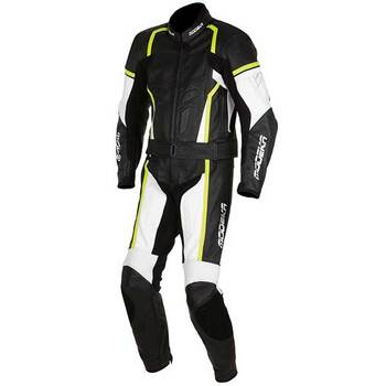Mono Modeka 2 Piezas Chaser Negro Blanco Amarillo