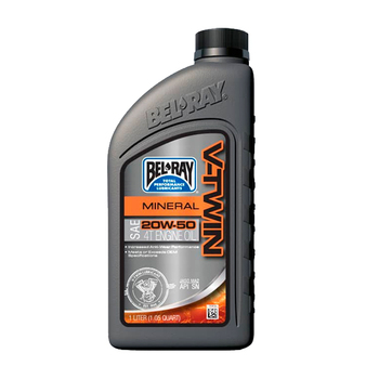 Aceite Bel-Ray V-Twin Mineral 20W50 4T 1L