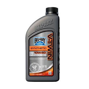 Aceite Bel-Ray V-Twin Synthetic 10W50 4T 1L