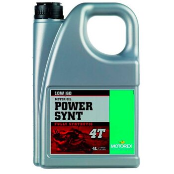 Aceite Motorex 10W60 Power Synt 4T 4L