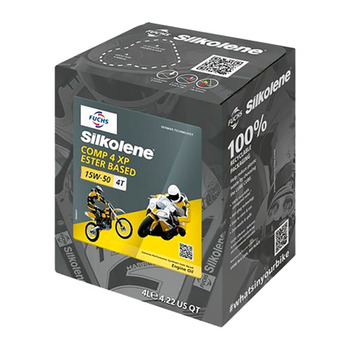 Aceite Silkolene Comp 4 15W50 XP 4L Cube