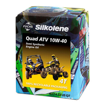 Aceite Silkolene Quad ATV 10W40 4L Cube
