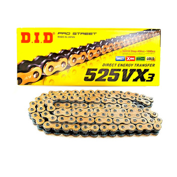 Cadena DID 525VX3 Gold Black