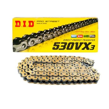 Cadena DID 530VX3 Gold Black