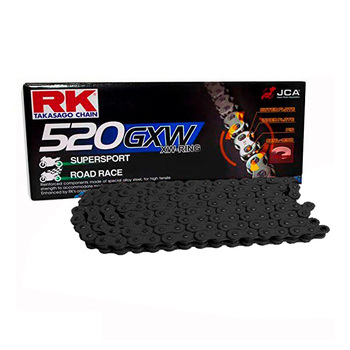 Cadena RK 520GXW Negro 120 Pasos
