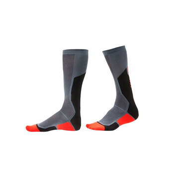 Calcetines Revit Charger Negro Rojo