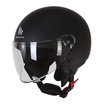 Casco MT OF501B Street S Solid A1 22-06 Negro Mate