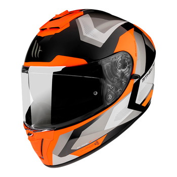 Casco MT Blade 2 Sv Finishline D4 Negro Naranja