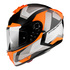 Casco MT Blade 2 Sv Finishline D4 Negro Naranja