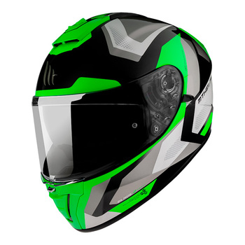 Casco MT Blade 2 Sv Finishline D6 Negro Verde