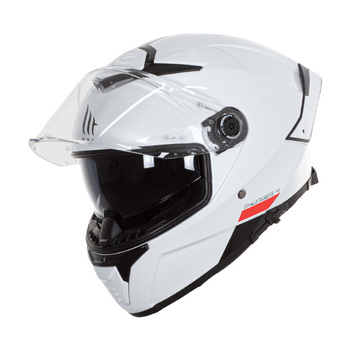 Casco MT FF118SV Thunder 4 SV Solid A0 Blanco Perl