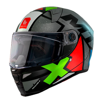 Casco MT FF110 Revenge 2 Light C2 Gris Rojo - 1279