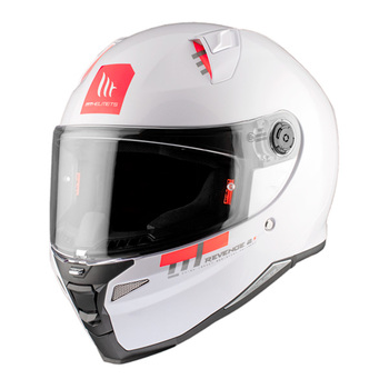 Casco MT FF110B Revenge 2 S Solid A1 22-06 Blanco