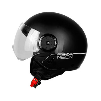 Casco Origine Neon Negro Blanco