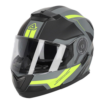 Casco Acerbis Serel 22-06 Negro Amarillo Flúor