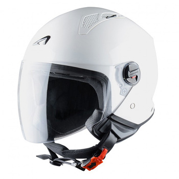 OCASION Casco Astone MiniJet Blanco Brillo T-L - M