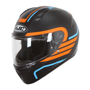 Casco HJC C10 Lito MC27SF Negro Naranja Mate