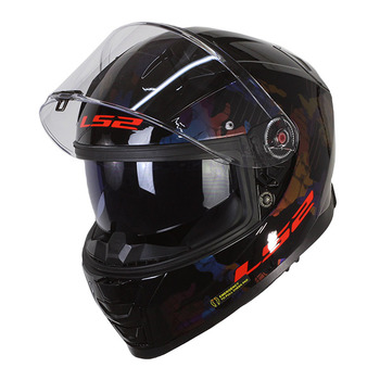 Casco LS2 FF811 Vector II Kamo 22-06 Negro Azul