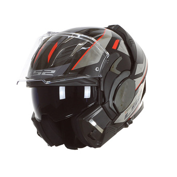 Casco LS2 FF900 Valiant II Hub Negro Gris