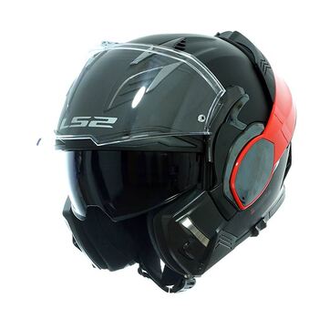 Casco LS2 FF900 Valiant II Hammer Negro Rojo