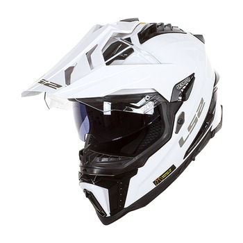 Casco LS2 MX701 Explorer Solid Blanco Brillo