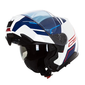 Casco Schuberth C5 Master Azul Blanco Rojo