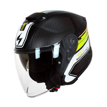 Casco Scorpion Exo-S1 Cross Ville Negro Amarillo n
