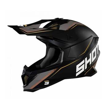 Casco Shot Lite Prism Negro Oro