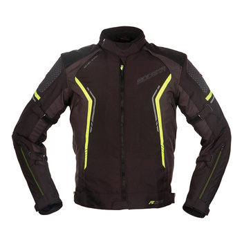 Chaqueta Modeka Khao Negro-Gris Oscuro