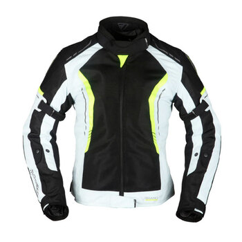 Chaqueta Modeka Khao Air Lady Negro Gris Amarillo