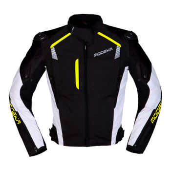 Chaqueta Modeka Lineos Negro Amarillo