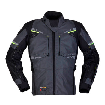 Chaqueta Modeka Taran Reflectante Gris Amarillo