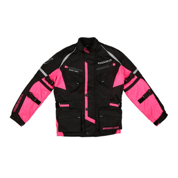 Chaqueta Modeka Tourex II Kids Negro Rosa