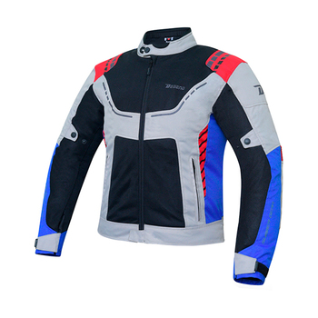 Chaqueta Degend Breeze Evo Gris Azul Rojo Negro