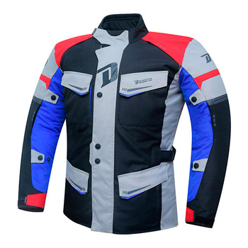 Chaqueta Degend Travel Negro Gris Rojo Azul