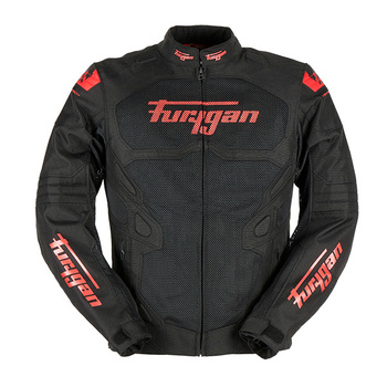 Chaqueta Furygan Atom Vented Evo Negro Rojo