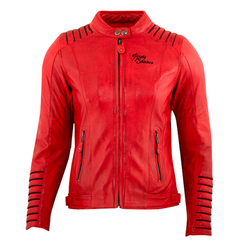 Chaqueta Rusty Stitches AMANDA Lady Rojo Negro