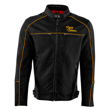 Chaqueta Rusty Stitches CHASE Negro Oro
