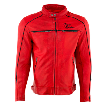 Chaqueta Rusty Stitches CHASE Rojo Negro