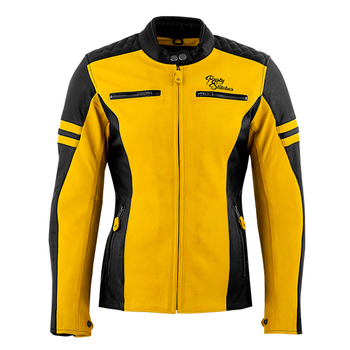 Chaqueta Rusty Stitches JOYCE Lady Amarillo Negro