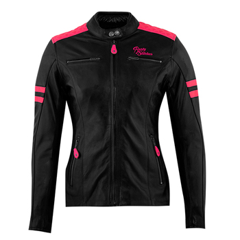 Chaqueta Rusty Stitches JOYCE Lady Negro Rosa