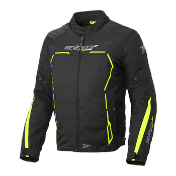 Chaqueta Seventy SD-JR65 Racing Negro Amarillo Flu