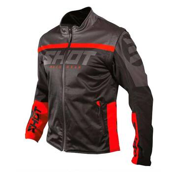 Chaqueta Shot Softshell Lite 2.0 Negro Rojo