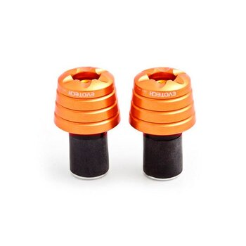 Contrapesos manillar Evotech universal naranja
