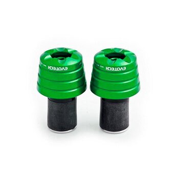 Contrapesos manillar Evotech universal verde