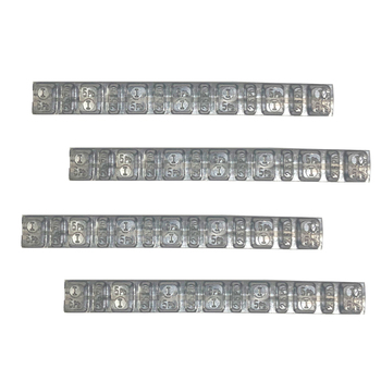 Contrapesas de Llanta Adhesivas Plata 50gr x4