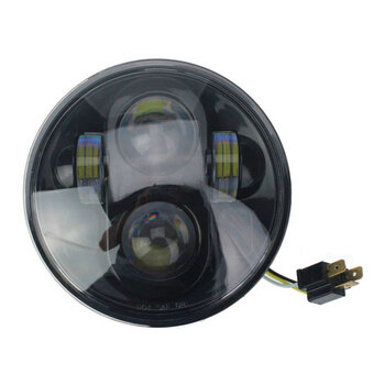 Faro Delantero Custom Acces HL0001N Ovni Negro