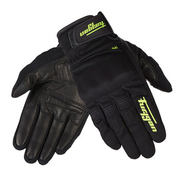 Guantes Furygan Jet D3O Negro Verde Flúor