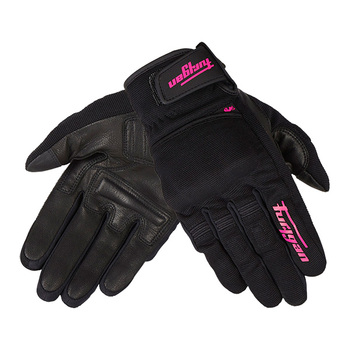 Guantes Furygan Jet Lady D3O Negro Rosa