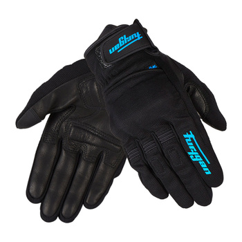 Guantes Furygan Jet Lady D3O Negro Turquesa